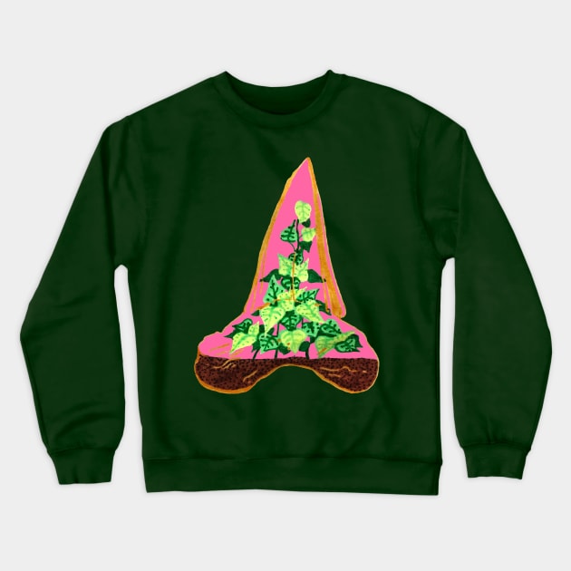 Shark Tooth Terrarium 8 Crewneck Sweatshirt by RaLiz